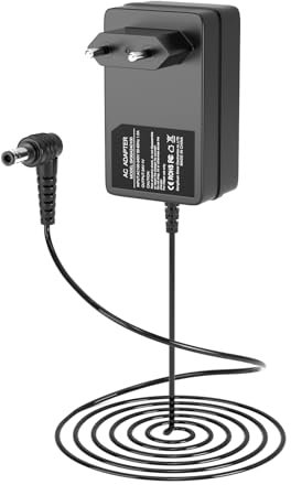 Jippofu Transformador 24V 1A Cargador de Corriente 24W para Enrutador, Tiras de luz LED, Cámara, Decodificador, lámpara de Escritorio etc. Fuente de alimentación Adaptador Charger 5.5 * 2.1 mm 1.8 m