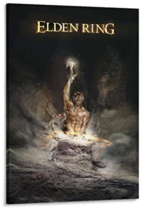 VALCLA Leinwand Druck Poster 50 * 70cm Senza Cornice Elden Ring Game Cool Poster Soggiorno Camera da letto Pittura Opera d'arte