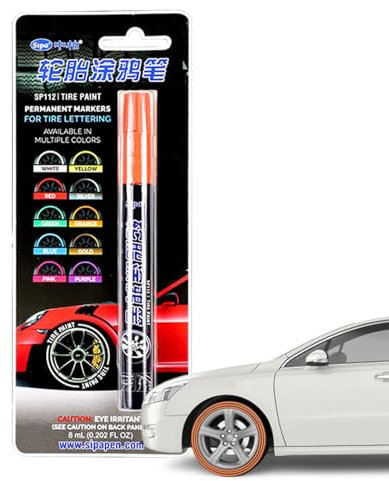 Reifenmarker-Lackstift, wasserfester Auto-Lackmarker für Beschriftungen | Schnell trocknender Ausbesserungsstift für -Karten, Reifen, Holzzäune im Innenhof, Segeltuchschuhe und Steine