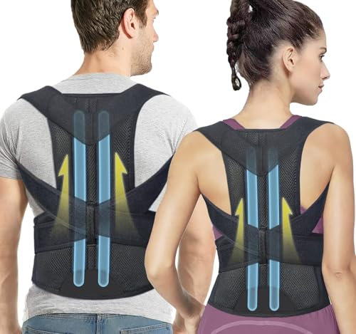JINGSHUBO rücken geradehalt, innovativ rückenstützgürtel, aufrechte Haltung Haltungskorrektur rücken lindert Schmerzen, körperhartung korrigieren geeignet für Männer und Frauen