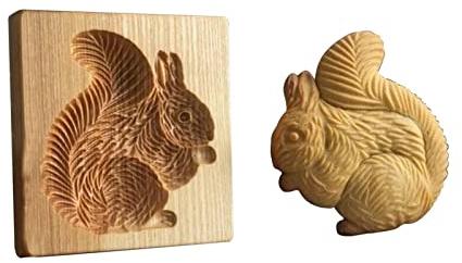 Moule Halloween Moules à Biscuits En Bois, Tampons 3D SculptéS En 3D, Anti-AdhéSifs, Moules De Cuisson Pour SabléS, GâTeau De Lune, DéCoration Cuisine Vacances Kit Patisserie