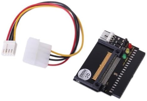 LEDS Compact Flash CF SSD till 3,5 tum ATA IDE-adapter, 40 stift, LED-indikatorer, startbar, typ I och II kompatibel