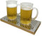Chef-hub, Rectangle Bar Drainer Polished Stainless Steel Beer Drip Tray Pack of 2