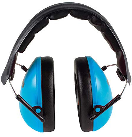 Stylex 42300 - Gehörschutz SX-4230 Stilles Lernen in blau, variabel verstellbar, faltbar, gepolsterte Kopfbügel, Kopfhörer für Kinder ab 6 Jahre, ideal beim Lernen und für Schule, Konzerte und Stadion