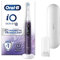 Oral-B iO8 Electric Toothbrushes For Adults, App Connected Handle, 1 Toothbrush Head & Travel Case, 6 Modes with Teeth Whitening, 2 Pin UK Plug, Violet