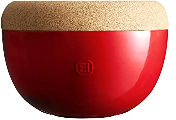 Emile Henry Deep Food Storage Bowl, 10.6 x 7.3in, Burgundy