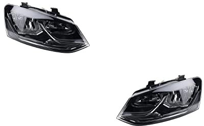 Johns, Jeu de phares pour VW Polo 09 (6R) 04/14- H7/H7 - Kit gauche et droit