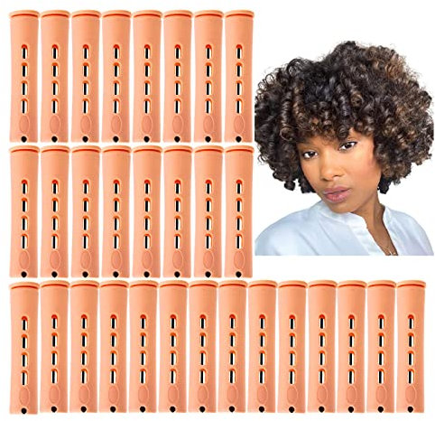 30 bacchette per permanente, bigodini grandi per capelli lunghi e corti, strumento per lo styling dei capelli naturali