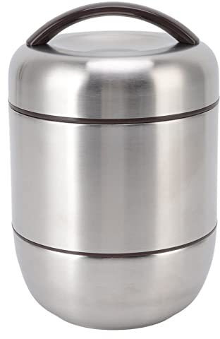 Box Insulation Lunch Box 304 Stainless Steel Lunch Container 4 Layer Stackable Compartment Leakproof Thermal Lunch Box for Office Work Home Picnic Outdoor