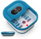 COMFIER Foot Spa Massager with Heat, Foot Bath with Heater, Bubbles, Vibration, Temperature Control, Pedicure Pumice Stone, Smart Timer, Blue