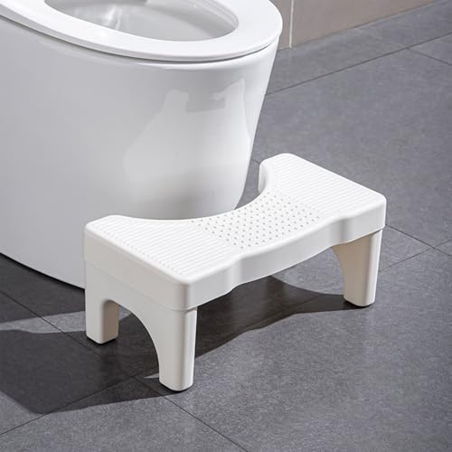 Sgabello per WC | Taburete Universal Baño WC – Antideslizante | Alivia Flatulencia, Distensión y Colon Irritable | para Adultos, Niños y Ancianos – Diseño Compacto 39x26 cm