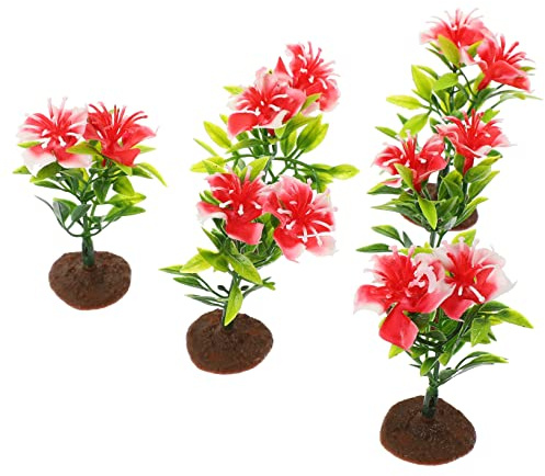 PRETYZOOM 15pcs Artificial Rhododendron Flowers Realistic Simulation Plants for Home Girl Compact Decorative Craft Models for Nurseries Classrooms Photography Props