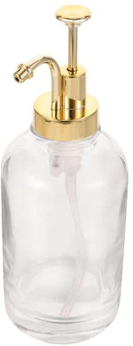 MUCKLILY Distributeur De Sirop Verre Récipient De Sirop à Pompe Réutilisable Pour Bar