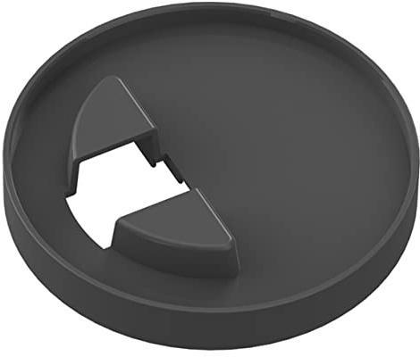 POPETPOP Soporte de Altavoz de Escritorio para Organizador de Cables Práctico y Compacto Sin Perforaciones Color Negro