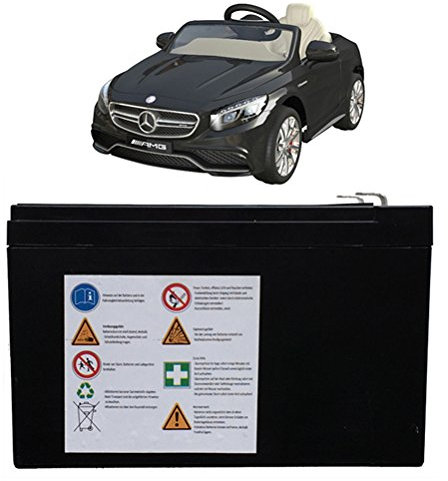 Akku Batterie für Mercedes S63 S-63 Ride-On 12V Elektro Kinderauto Kinderfahrzeug Kinder Elektroauto