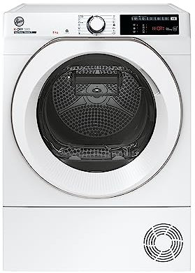 Hoover H-DRY 500 Asciugatrice 8 Kg, Pompa di Calore, Libera Installazione, Classe A++, Controllo da App hOn e Connessione Wi-Fi, Griglia per Scarpe, 59,6 x 58,5 x 85 cm, Bianca - NDE H8A2TCEXS-S