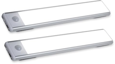 HandyLUX Slim Bright- kabellose, magnetische Unterbauleuchte - LED - Schrankbeleuchtung - Bewegungssensor - 4000 Kelvin Weißlicht - wiederaufladbare Lampe - Schranklicht