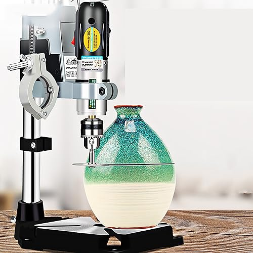 JOSBY Coupe-Bouteille en Verre électrique, Machine de découpe de Bouteilles multifonctionnelle, kit d'outils rotatifs Polyvalents, perçage, ponçage, Polissage, pour Couper des Bouteilles de vin