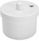 Disinfection Round Box, Durable Plastic Sterilizer Pot, Convenient Detachable Tray and Self-Draining Basket Design Nail Tool Steriliser