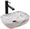 Rea Aufsatzwaschbecken Belinda mini stone matt Waschtisch Handwaschbecken Waschschale Waschbecken für Badezimmer aus hochwertiger Keramik 25,5 x 37 x 11,5 cm (Steinimitation)