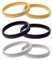 Luxiremi 3 Pairs Sleeve Garters Long Sleeve Shirt Holder Anti-Slip Metal Garter Armbands Keeps Cuffs from Sliding, Comfortable Wear, One Size Fits All
