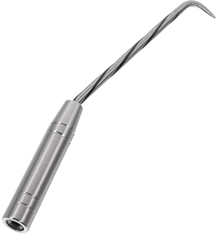 NUOBESTY Outil Attache Fil Armature Métal Avec Double Billes Crochet Acier Trempé à Poignée Antidérapante Outil Cravate Pour Rébarbe Béton Et Clôture