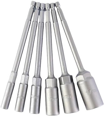 Enchufe de profundidad alargado de 150 mm de alta durabilidad para pernos y tuercas de difícil acceso, resistencia a la corrosión, reparación de automóviles, enchufe de mantenimiento mecánico