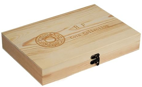 Generisch Lot de 50/100 boîtes de rangement en bois pour capsules de