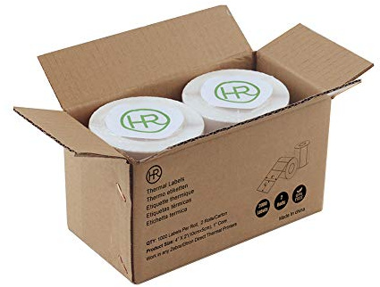 etichette termica diretta 10cm x 5 cm etichette spedizione 1000 etichette per rotolo etichette termiche rotolo 4x2 2 rotoli / scatola