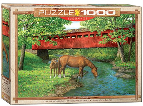 EuroGraphics Puzzle Sweet Water Brücke by Persis Clayton Weirs