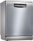 Bosch SMS4HDI52E Serie 4 Smarter Geschirrspüler freistehend, 60 cm breit, Besteckkorb, Dritter Korb, Silence Programm besonders leise, Extra Trocknen auf Knopfdruck Edelstahl, Lackiert