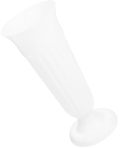 CAXUSD Vaso Commemorativo Da Cimitero Base Bianca, Portafiori Cimiteriale Per Tombe, Vaso Di Fiori Da Esterno Per Composizioni Floreali Commemorative e Decorazioni Funerarie