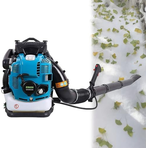 Souffleur À Feuilles À Essence À Quatre Temps De 76,5 Cc, Souffleuse À Neige À Dos, Avec Réservoir De Carburant De 1,8 L, Conduit D'air Amovible, Pour L'entretien De La Pelouse, Le Balayage Des Routes