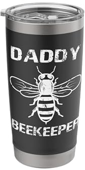 Beekeeping Daddy Honeybee Beekeeper Dad - Daddy Beekeeper Stainless Steel Insulated Tumbler