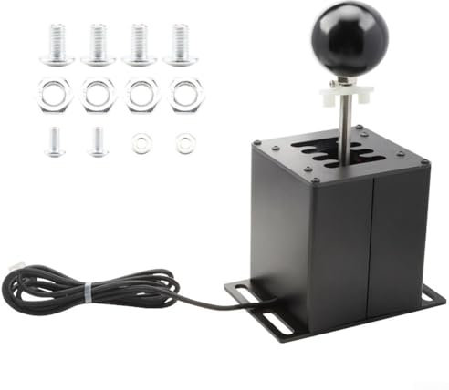 Oniissy Sim Racing Shifter: Enhance Gaming with 7+R USB Simulator for ATS, for ETS, and for WRC,USB Simulator Shifter,Steering Wheel Sequential Gear Shifter