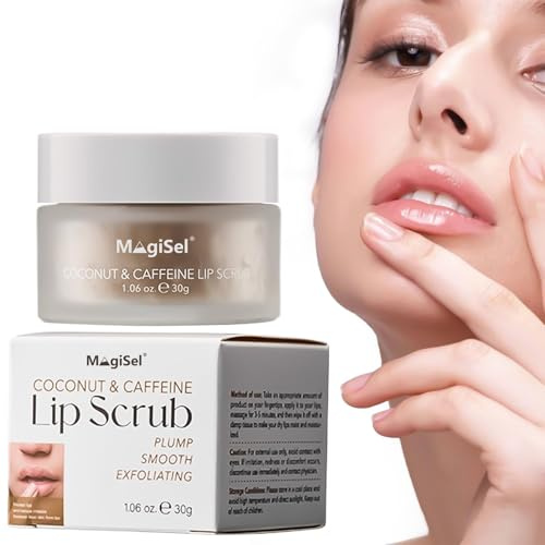 Exfoliante labial, Exfoliante labios, Lip mask, Lip Scrubs Exfoliator, Cuidado de los labios, Para Labios Secos, Agrietados, Descamados y Opacos, 30g