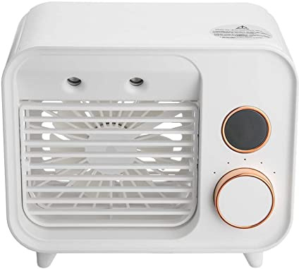 Bärbar mini luftkonditionering Luftkylare Spray Vatten Kylfläkt Luftfuktare LED-ljus 5 hastigheter Skrivbord Personlig AC-fläkt for kontor LäTt Att AnväNda