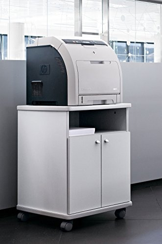 Mesa fotocopiadora e Impresora ber-copian40 Blanco Roto de 70.50h, 50 cm Fondo, 53 cm Ancho