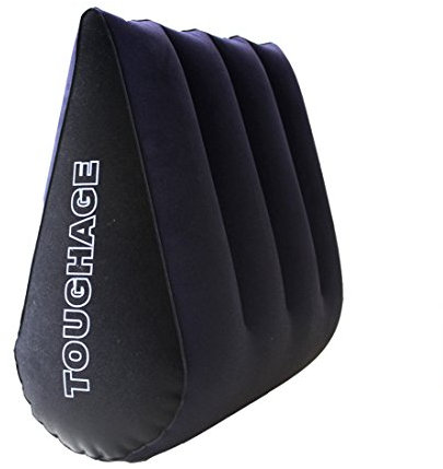 VZOM Aufblasbares Dreieck Körperposition Kissen Lendenkissen Yoga Kissen Bettauflage Keilkissen Reisekissen Multifunktionskissen Möbel für Frauen und Paare + Augenmaske & Pumpe als Geschenk