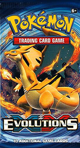 Offizielles Pokemon TCG: XY Evolutions zufällig versiegeltes Booster-Pack – 10 Karten pro Packung