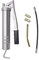 Trintion Einhand Fettpresse 400ML Fettpresse mit Hochdruckschläuche Presse Hebelfettpresse Pistolengriff Fettpresse für Fettpresse