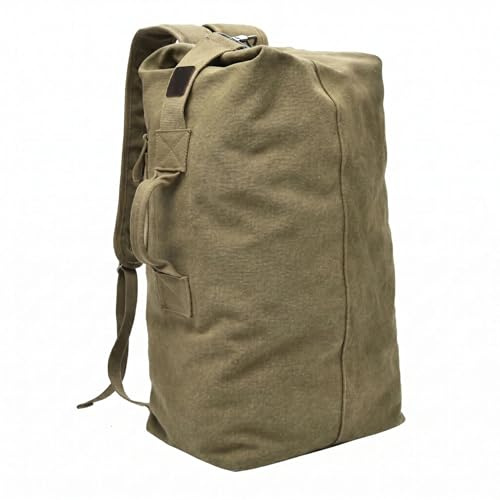 Multi-Fonction Grande Capacité Toile Sac À Dos Duffel Sac Sports de Plein air Sac de Fitness Randonnée Camping Sac Militaire Tactique Militaire Voyage Sac À Dos