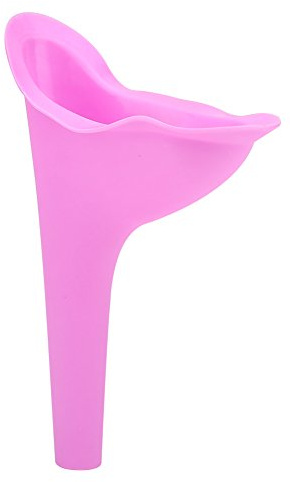 Embudo Urinario para Mujeres, Nuevo Dispositivo de Micción para Mujeres Orinal Femenino para Mujeres Embudo para Orinar Reutilizable Orinal Portátil para Mujeres Mujeres Viajes Inodoro para(Rosa)