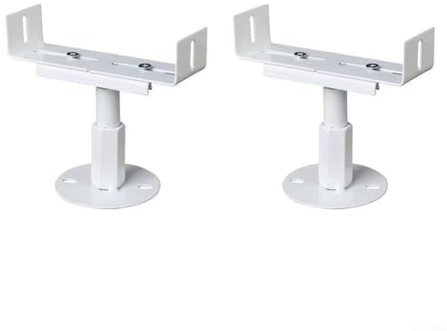 Lot de 2 supports de sol pour radiateur, hauteur réglable, résistance au brouillard salin, pour positionnement vertical des radiateurs