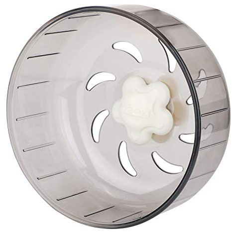 TOWEBOORY Roue Silencieuse pour Hamster, 13cm Roue d'exercice pour Hamster Transparent de Jouet Accessoire de Cage Jogging pour Gerbilles, Souris, Petit Animal de Compagnie