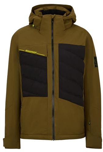 Ziener Herren TIDAL-Z Ski-Jacke/Snowboard-Jacke | atmungsaktiv, wasserdicht, seaweed, 52