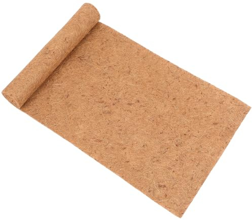 SHINEOFI Tapis Reptile Naturel Fibre Végétale Substrat Respirant et Résistant pour Terrarium Tortue et Reptiles Protection Anti-humidité