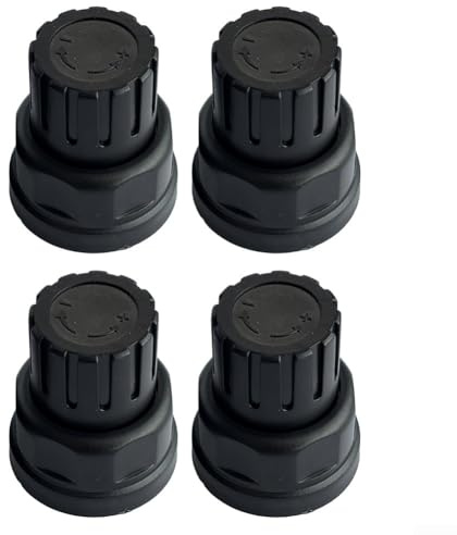 4pcs Collettore Riscaldamento A Pavimento Volantino Interruttore Tappo M30x1.5 Filettatura Plastica Radiatore Valvola Accessori per Sistemi di Controllo della Temperatura per il Riscaldamento