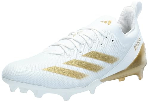 adidas Herren Adizero Ghost Sneaker, Weiß/Gold Metallic/Weiß, 50 2/3 EU