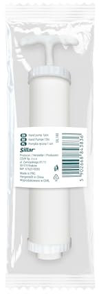 Sillar Pompa a Mano | Sacchetti per il Vuoto per riporre tessili, trapunte, indumenti | per un Risparmio di Spazio Fino al 80%